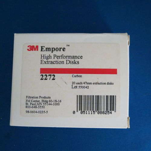 3M Empore SPE Carbon Extraction Disks 47mm 2272 Pk/20