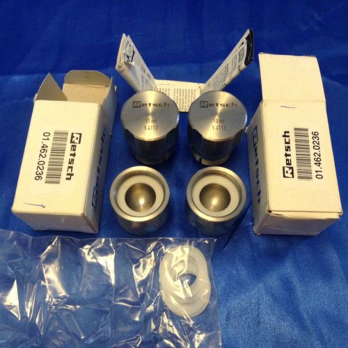 Two stainless steel jars for qiagen tissuelyser retsch mm400 mixer mill freeship for sale