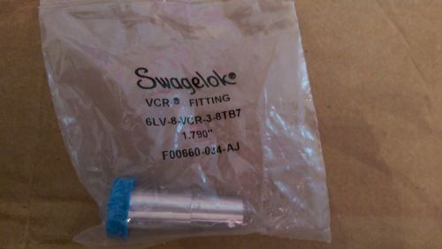 Swagelok Stainless S/S VCR Fitting 6LV-8-VCR-3-8TB7 6LV8VCR38TB7 New