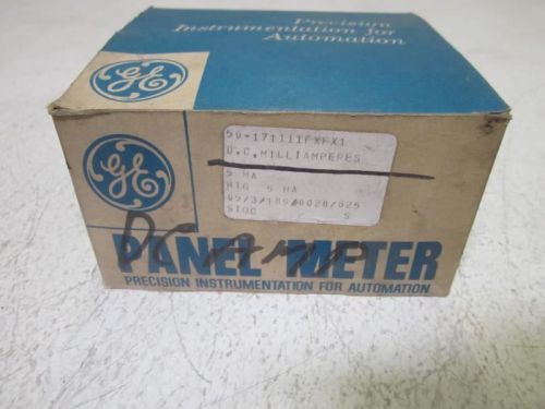 GENERAL ELECTRIC 50-171111FXFX1 0-5 D-C MILLIAMPERES *NEW IN A BOX*