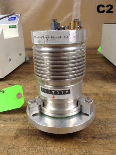 Alcatel Adixen MDP5011 Turbo Molecular High Vacuum Pump w/ 36&#034; Flex Hose