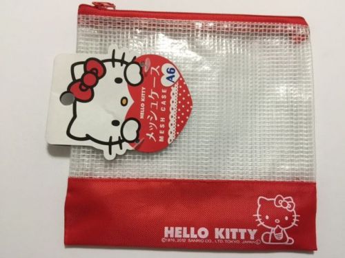 ***NEW*** Hello Kitty Mesh pouch SizeA6 For Sale From Japan