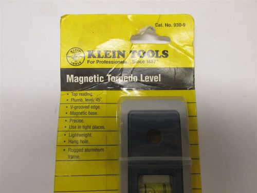 KLEIN TOOLS 9&#034; Magnetic Torpedo Optical Level Model 930-9 NEW