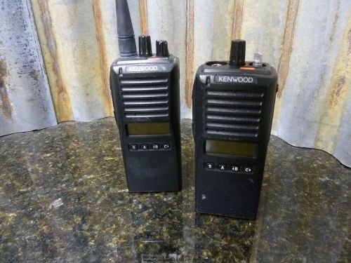 Lot of 2 kenwood model tk-380 portable radios fast free shipping included for sale