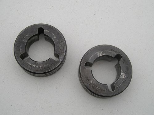 *miller* ~60 series~ wire feeder drive rolls  { .045&#034;/ 1.2 mm} ~flux cored?~ for sale
