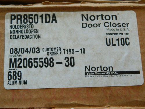 Norton door closer industrial Commercial PR8501DA (Aluminum)  p-101