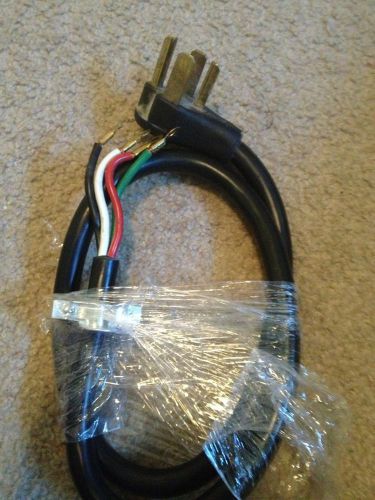 AC Power 4&#034; Foot 4 wire 4 Prong 220 Volt with 10AWGX4C wire