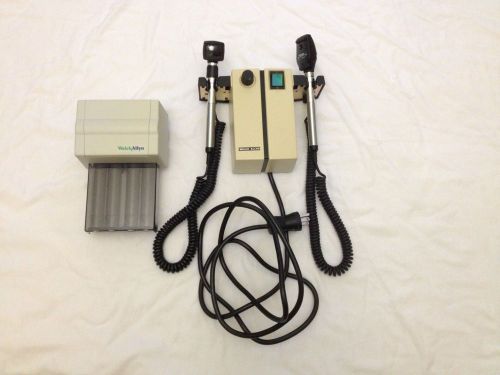 Welch Allyn 74710 Diagnostic Set Otoscope Opthalmoscope w/ 52401 Speculum Holder