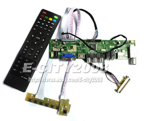 TV/PC/HDMI/CVBS/RF/USB/AUDIO driver Board For LTN121AT07 LP121WX3-TLA1 1280*800