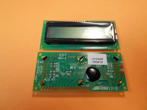 LCD Display- single line. EW161A0GR-E2 (595pc.)