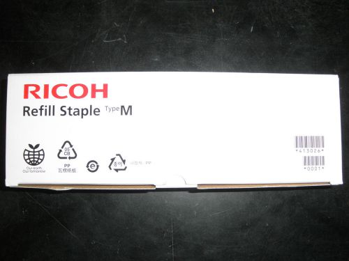 Genuine Ricoh Refill Staple Type M 413026 1201R-AM 25,000 Staples Total FreeShip