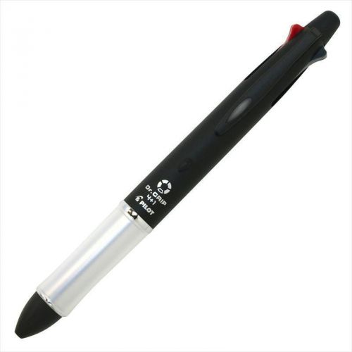 Pilot Dr.Grip 4+1 / 4 Color Ball Pen &amp; Mechanical Pencil Black from Japan