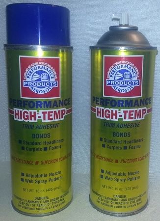 High temp spray adhesive auto headliner glue - recommended by professionals!! for sale