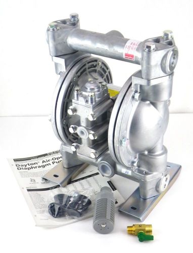 Name brand 6py44 1&#034; npt aluminum air operated double diaphragm pump 1aa for sale
