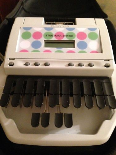 USED STENOGRAPH STENTURA STUDENT PROTEGE WITH ACCESSORIES