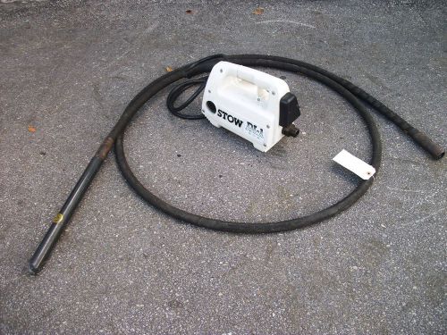 Stow Model DI-1 16,000 RPM Concrete Vibrator Probe w/10&#039; Hose and #1400 Probe