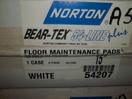 Norton Bear-Tex 54-Line plus Floor Maintenance Pads 15&#034; 54207