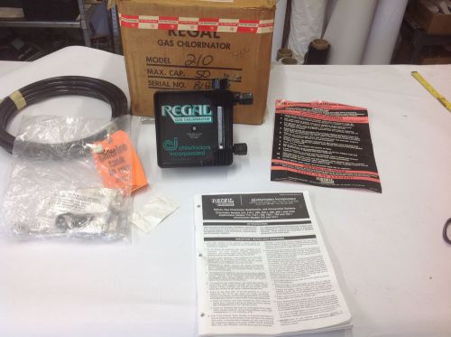 Regal 210 Gas Chlorinator Vacuum Operated 50 Lb/day Water Treatment NEW IN BOX