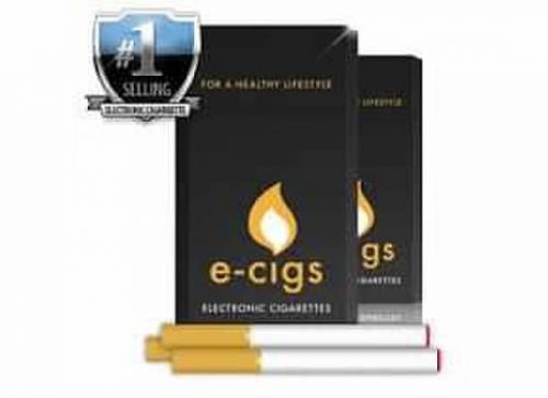 E-Cigs Starter Kit NEW + 5 Refill Cartridges E-cigarette + Charger