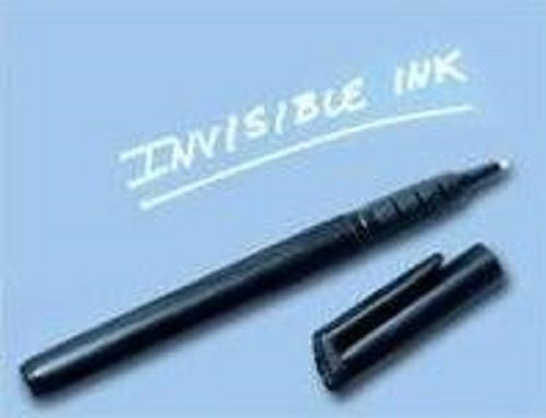 Ultraviolet UV Invisible Ink Security Spy Covert Note Marking Pen