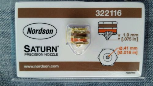 Nordson Saturn glue nozzle 322116 NIB 0.41mm