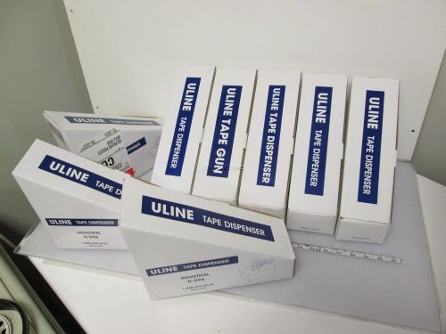 Lot of 8 New Uline H-596 Tape Dispenser for 3&#034; Wide Tape