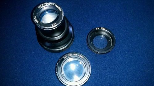 Mitutoyo  optical comparator 10x 20x 50x lens for sale