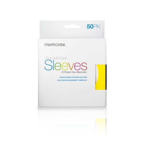 Memorex CD/DVD Paper Sleeves with Window (50-Pack)-
							
							show original title