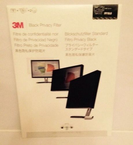 3M PF1 9.0 Black Privacy Filter for 19&#034; LCD Monitor