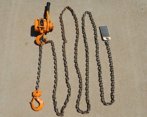 Harrington Hoists and Cranes 1 1/2 ton Chain Winch LB015  20 ft chain comealong
