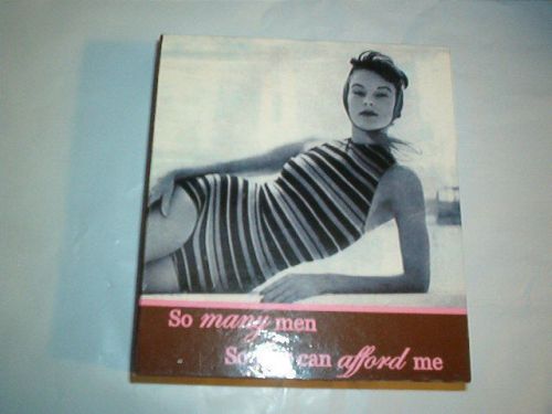 Credit card case &#034;so many men so few can afford me&#034;  by mud pie    b34 for sale