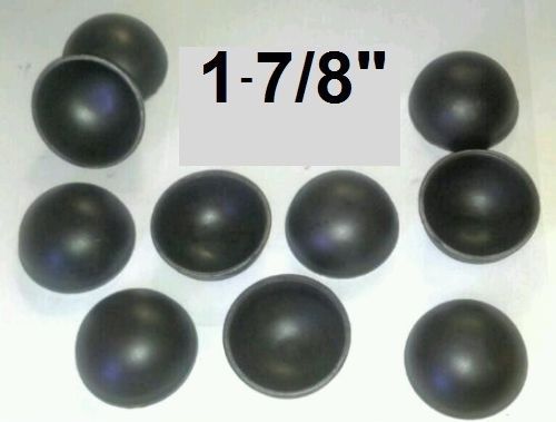 1 7/8&#034; outside diameter steel weld on pipe caps - dome shaped - lot of 10 for sale