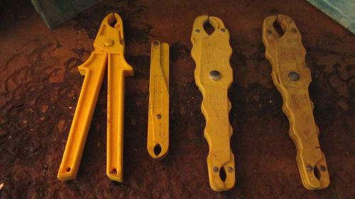 4 pc lot IDEAL INDUSTRIES FUSE PULLER NO 34-001  34-002A YELLOW 600 250 VOLT