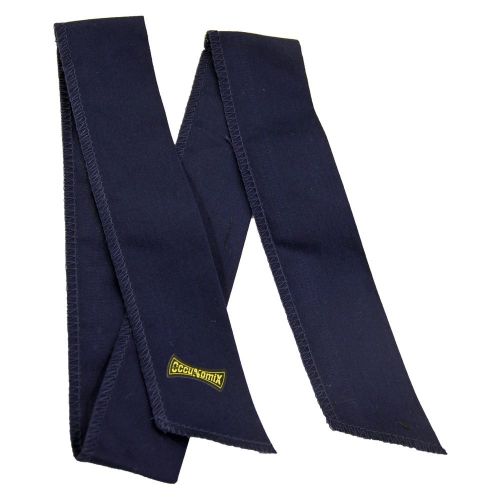 Occunomix MiraCool Neck Bandana, Deluxe Style, Cotton, Navy, One Size