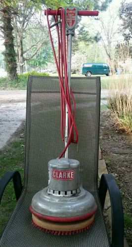Used clarke fm13 floor maintainer buffer polisher scrubber machine w/ pad driver for sale