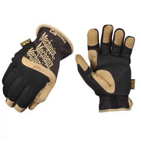Mechanix Wear CG15-75-009 Men&#039;s Black/Tan Commercial Grade Utiltiy Gloves - Med