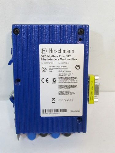 Hirschmann 943740-021, OZD Modbus Plus G12 Fiber Interface w/o Terminal Block