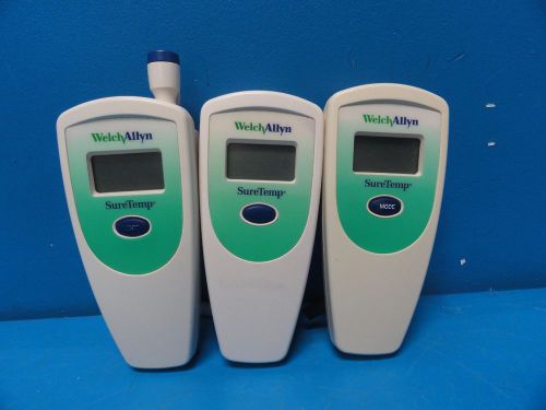 3 x WELCH ALLYN SURETEMP 679 THERMOMETER (9089)