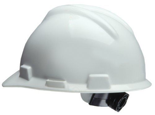 MSA Safety Works 818064 Ratchet Hard Hat, White