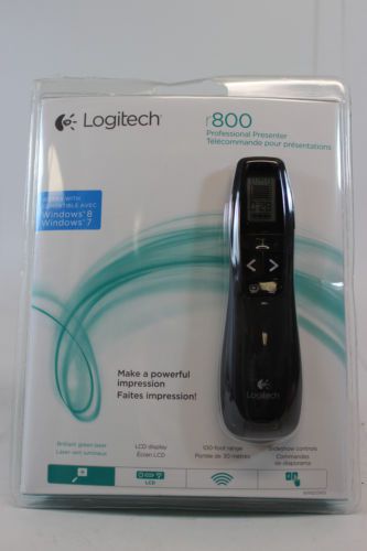 Logitech r800 Professional Presenter Control w/ Green Laser Pointer 910-001350