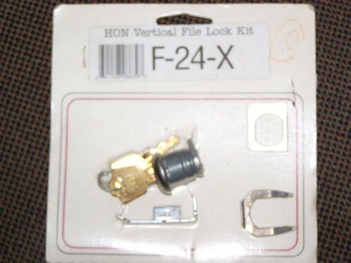 2 file lock kits , F-24-X vertical file lock kit, stainless steel , pair, 2 keys