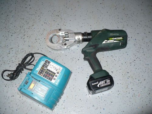 Greenlee esg50l-11 gator 18 volt battery powered cable cutter for sale