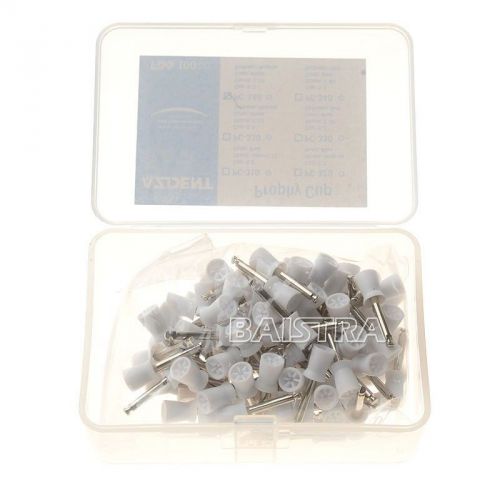 Dental Polishing Cups Latch Type Rubber Cup 100pcs/bag White PC-340
