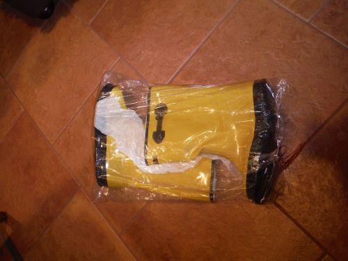 New Leggin Boot Yellow Work Overboot Sz 12 Waterproof Tingley Rubber MB943C Rain