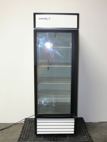 True GDM-23 Deli Style Single Door Glass Refrigerator w/ 4 Shelves