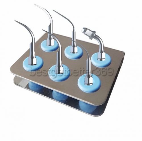 Dental Scaler Standard Kit Sliver for SATELEC DTE Included 6 tips one holder