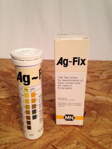 Silver Test Sticks Package of 100 AG-FIX Determine Silver Content in Liquid