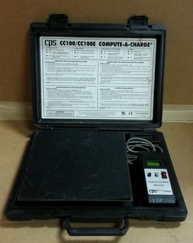 CPS CC100/CC100E Compute-A-Charge High Capacity Charging Scale Refigerant K380
