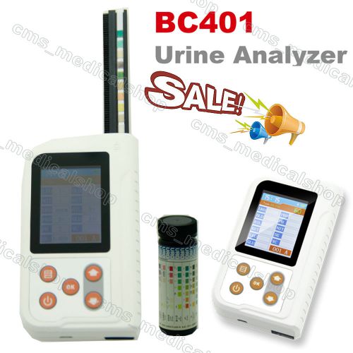 New Portable Urine Analyzer Test Strips USB Bluetooth Function BC401 2.4&#039;&#039; LCD