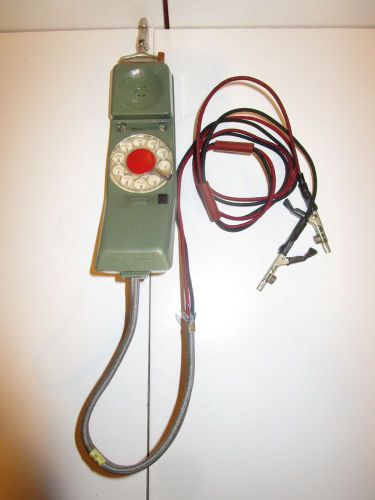 VINTAGE Northern Telecom ITT Lineman Rotary Test Phone RD 1967 Butt Set